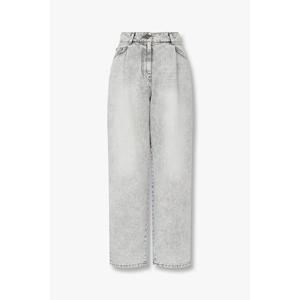 [지컷]원 턱 플리츠 데님 배기 팬츠(7215255401)