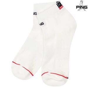 남성 성조기 단목 양말 111E3SC101_WH