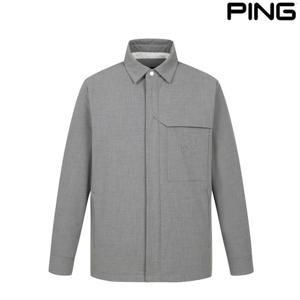 골프양말증정_PBS 남성 셔츠형 집업 패딩 점퍼 111E3JP113