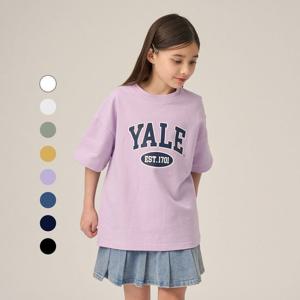 [예일키즈]예일키즈 헤리티지 빅 프린팅 반팔 셔츠 A5M052