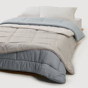 [JAJU/자주] 체크 피치스킨 차렵이불 SS 베이지