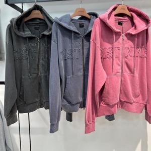 리트머스 HC34 피그먼트 자수 후드집업 LP3TF617