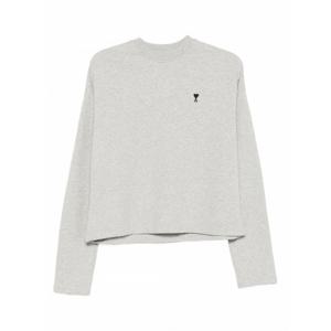 [AMI] 라프리마 여성 스웨터 라이트 Grey FSW766 7300951 /11