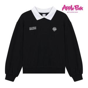 [애플핑크]블록코어 나염 카라 맨투맨 (APK8T507GSB)