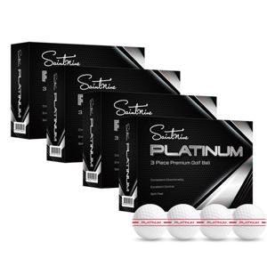 세인트나인 플래티넘 3피스 시그니처 레드라인 고반발 저압축 골프공 48구