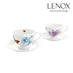 [레녹스]버터플라이메도우 커피잔 2인조 세트