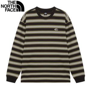 노스페이스 NT7TR56A 남여공용 세미루즈핏 이지온 스트라이프 긴팔 티셔츠