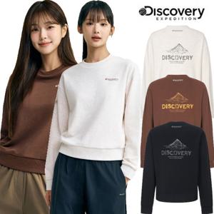 [디스커버리] 25FW 여성 마운틴 백그래픽 맨투맨 DWMT42054-DXNW