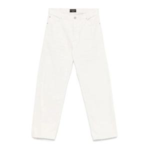 발렌시아가 스트레이트 팬츠 786468TJW949000 White