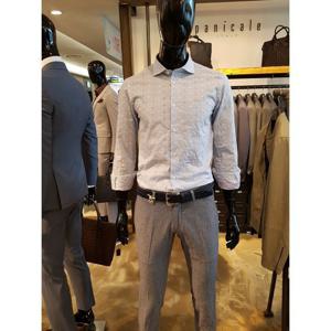 [빠니깔레]MARIO이태리직수입 플라워펀칭 셔츠 f-lcsh05sky