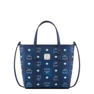 엠씨엠 여성 블루 토트백 MWPFAMT08_1F