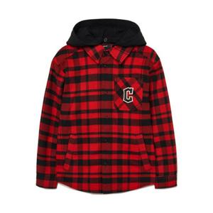 M MLB키즈자켓 NQK 7AWSK0134-45RDL Check 후드 셔츠