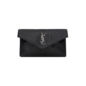 생로랑 남성 블랙 ENVELOPE CASSANDRE 카드 지갑 844658_AACIA1000