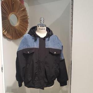 르피타 HC06 청믹스 후드 점퍼(블랙) L253BJP954