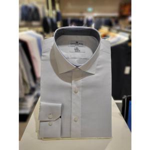 [카운테스마라] 슬림핏  카라배색감 120수 면혼방 긴팔셔츠 (CDHY3B1301A0)