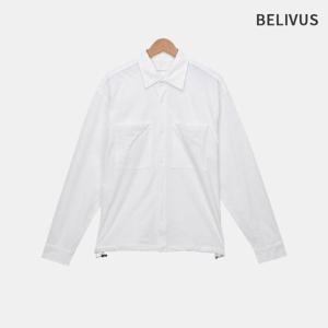 빌리버스 남자 가을 환절기 깔끔한 스트링 오버핏 남방 셔츠 자켓 아우터 BRAT112