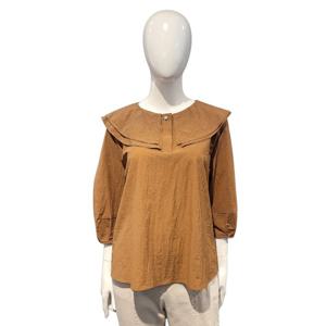 [페이지플린]이중빅카라 7부소매 블라우스F5CBL003A