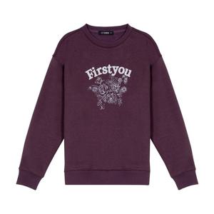 [뱅뱅]여성 레터링 기모 맨투맨 티셔츠 (CTL619)