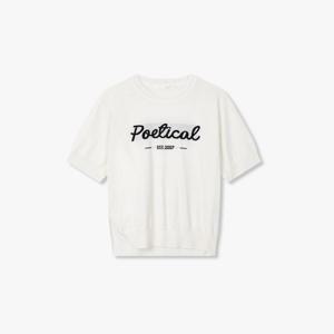 [지컷]사이드 슬릿 레터링 풀오버(7255350102)