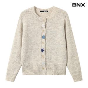 [비엔엑스]오션믹스 버튼 포인트 니트 가디건 (BX3CD029L0)