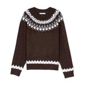 [뱅뱅]여성 나그랑 배색 니트 (NWL601)