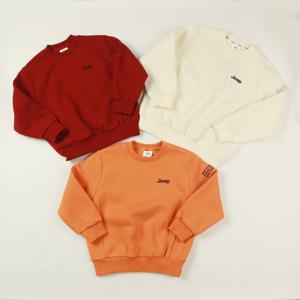 [지프키즈]기모 레터링 자수맨투맨  KP4TSU849