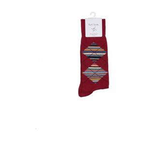 [PAUL SMITH] 라프리마 남성 칼치니 콜란트 양말 ARGYLE M1A380CIT577 28 BURGUNDY/ BORDE /9