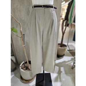 [ZOOC] 벨티드 핀턱 코튼 팬츠 (Z252MSA007)