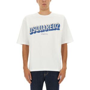 디스퀘어드2 로고 크루넥 루즈핏 반팔 티셔츠 S74GD1445 D20020