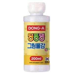 딩동댕 그림물감 200ml 흰색 동아 학용품 학습준비물 물감 스케치북 수채화용품 딩동댕 그림물감 200ml 흰색 동아
