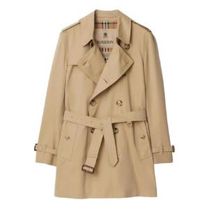 버버리 벨트 더블 브레스티드 트렌치코트 8117234