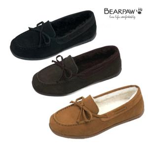 베어파우 여성 AMIRI 천연소가죽 양털 로퍼 모카신 3컬러 (K2949QD-W-GSGR)