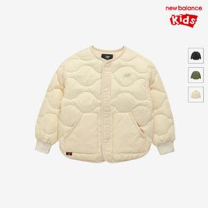 [뉴발란스키즈] NK9QF4102U(64) 크림 ESSENTIAL) 테잎 포인트 (덕) 경량 다운