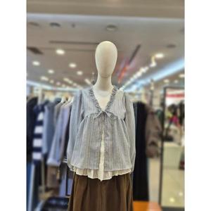 부루앤쥬디 세이브존03 부루앤쥬디 프릴 장식 레이어드 블라우스 AGBBRJBL116BA