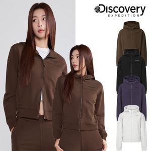 디스커버리 25FW 신상/여성/기능소재/후드집업/세미오버핏/소로나웜 에센셜 트레이닝 크롭 자켓 DWTR41054