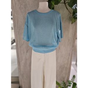 [ZOOC] 메탈 니트 탑 (Z252KSK028)