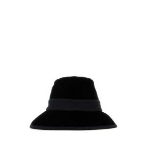 발렌티노 가라바니 남성 블랙 Velvet 벨벳 버킷햇 7Y0HA00APKF YZY