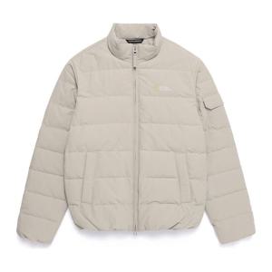 N254UDW922 헤론 스탠드넥 경량 구스다운 점퍼 MOURNING BEIGE