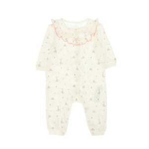 [닥스베이비]프릴 베어패턴 리오셀 우주복내의(EUW40VW52M)