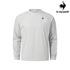 [르꼬끄] 남녀공용 루즈핏 니트형 안감 우븐탑 QQ413EWTO1_WGR