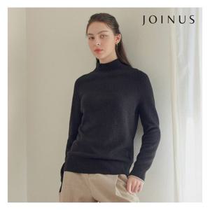 [조이너스]조이너스 여성 블랙 배색니트 풀오버 J234B901A_11