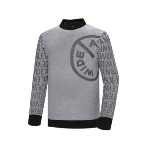 [와이드앵글]남성 CO 빅로고 모크넥 라운드 방풍 스웨터 WMW23K12Z1