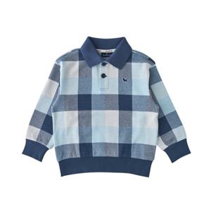 블루독스튜디오 [블루독](NY)멀티체크자가드스웨트셔츠25C1533403 FW25겨울상품 기모티셔츠