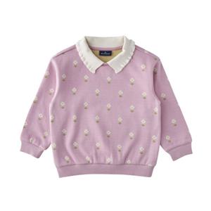 블루독스튜디오 [블루독](PK)자카드카라스웨트셔츠(25C1533452) FW25겨울상품 여아기모티셔츠