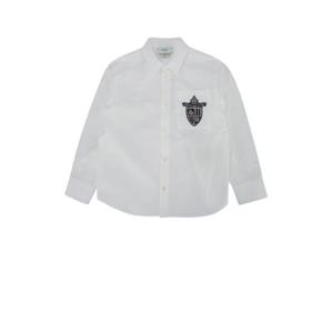 펜디 키즈 키즈 화이트 긴팔 셔츠 JMC200A31W F0TU9