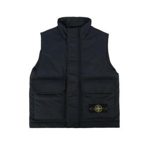스톤아일랜드 키즈 키즈 네이비 패딩 조끼 G10000403 V0020