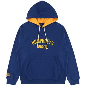 엄브로 HBL 로얄 컬리지 레터링 후드 티셔츠 UQ321CHD99BLU