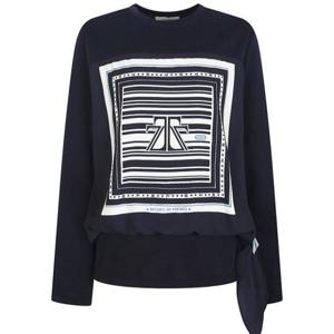 더아이잗 세이브존07 프린팅 리본 티셔츠 INAM0TS82