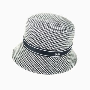 [닥스모자] 하운드투스 체크 로고 띠 버킷햇 DK57WBK004