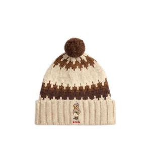 폴로 랄프로렌 폼폼 베어 자수 비니 455P04650001